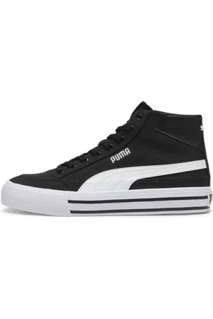 PUMA Tenis Court Classic Formstrip Mid en Talle 28 Negro/ Blanco