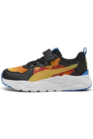 PUMA Tenis X Hot Wheels™ Trinity Lite para Niños en Talle 18 Negro/maple Syrup/red Fire