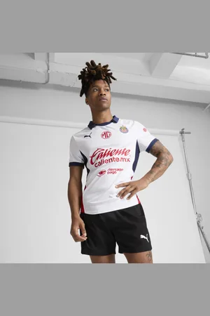 PUMA Jersey para Hombre Chivas Away Promo 24/25 en Talle Chica Blanco