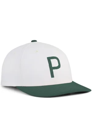 PUMA Gorra de Golf Crafted P para Hombre en Talle Adult Warm Blanco/dark Myrtle
