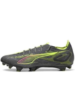 PUMA Botines de Fútbol Suelo Firme para Hombre Ultra 5 Carbon en Talle 26 Matte Aged Silver/yellow Alert/sun Struck
