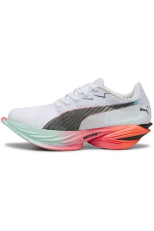 PUMA Tenis de Running para Mujer Fast-R Nitro™ Elite 3 en Talle 23 Blanco/glowing Red/mint Melt