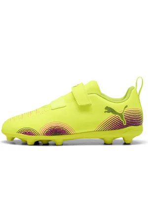 PUMA Tacos de Fútbol Adolescentes Future 8 Play V Fg/ag Rb en Talle 17 Amarillo Alert/ Negro/sun Struck