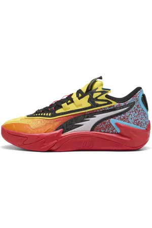 PUMA Tenis de Basquetbol Scoot Zeros en Talle 25 Rickie Orange/speed Amarillo