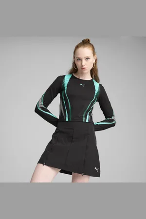 PUMA Playera Estampada Dare To para Mujer en Talle Chica Negro