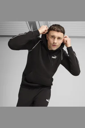 PUMA Sudadera Con Gorra Sport para Hombre en Talle Chica Negro