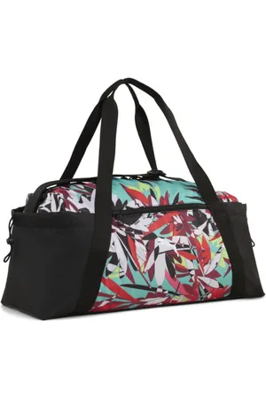 PUMA Maleta Gym Essentials Tropical 24L para Mujer en Negro/wander Rush
