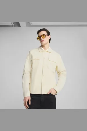 PUMA Chamarra Camisera Mmq para Hombre en Talle Chica