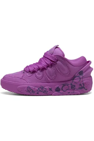PUMA Tenis Hoops X Lafrancé Butterfly en Talle 28.5 Pure Magenta/ultra Violet