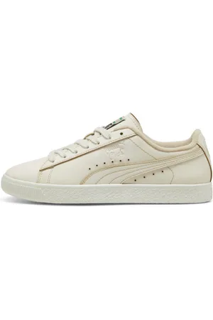 PUMA Tenis Clyde Coffee en Talle 23.5 Blanco/coffee/coffee