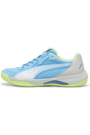 PUMA Tenis de Pádel Nova Court en Talle 27.5 Luminous Blue/ Blanco/glacial Gris