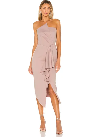 ELLIATT Vestido midi reception en color mauve talla L en - Mauve. Talla L (también en M, S, XS).