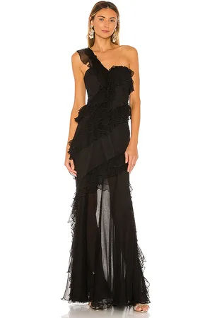 AMUR Vestido largo harlow en color talla 2 en - Black. Talla 2 (también en 0, 8).