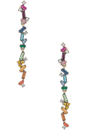 8 Other Reasons Pendientes largos rainbow en color oro metálico talla all en - Metallic Gold. Talla all.