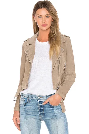 BLANK NYC Chaqueta moto ante en color marrón talla L en - Brown. Talla L (también en XS).