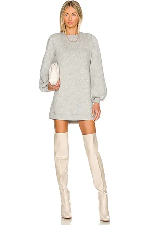 Lovers And Friends Vestido sudadera jessa en color gris talla L en - Grey. Talla L (también en S).