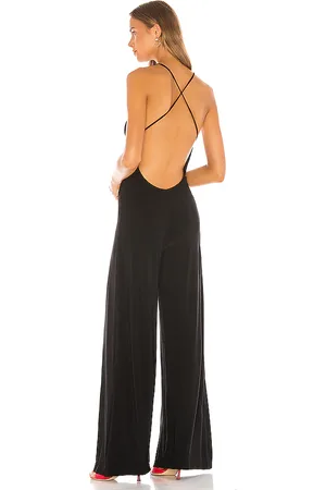 Norma Kamali Low back slip jumpsuit en color talla L en - Black. Talla L (también en M, S, XL, XS, XXS).