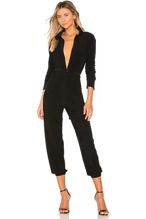 Norma Kamali Shirt jog jumpsuit en color talla S en - Black. Talla S (también en XL).