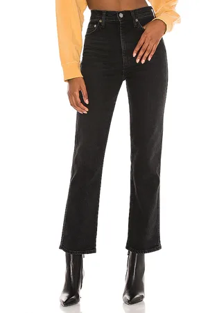 AGOLDE Corte acampanado pinch waist kick en color negro talla 23 en - Black. Talla 23 (también en 24, 25, 26, 27, 28, 29, 30, 31, 32