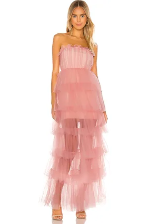 Lovers And Friends Vestido largo bobbit en color rosado talla XS en - Pink. Talla XS (también en XXS).