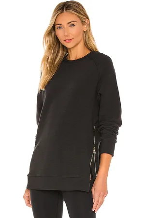 Varley Sudadera manning en color negro talla M en - Black. Talla M (también en S, XS).