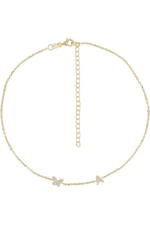 By Adina Eden Collar pave en color oro metálico talla A en - Metallic Gold. Talla A (también en B, C, D, F, G, I, J, K, L, M, N