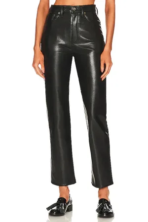 AGOLDE Pantalones cuero en color negro talla 23 en - Black. Talla 23 (también en 27, 28, 29, 31, 32, 33, 34).