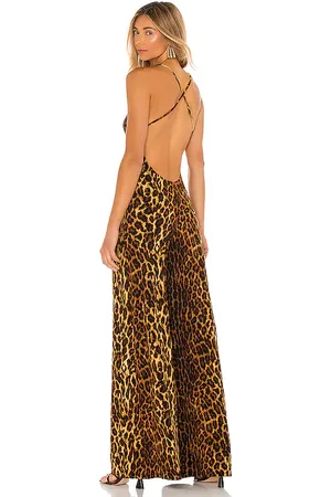 Norma Kamali Low back slip jumpsuit en color marrón talla M en - Brown. Talla M (también en S, XL, XS, XXS).