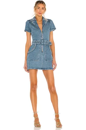 Show Me Your Mumu Vestido outlaw en color denim-medium talla L en - Denim-Medium. Talla L (también en M, S, XS).