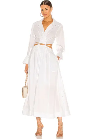 Simkhai Maxivestido alex en color talla L en - White. Talla L (también en M, S, XS).