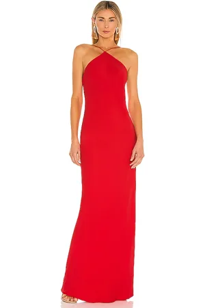 Amanda Uprichard Vestido largo riesling en color rojo talla L en - Red. Talla L (también en M, S, XL, XS).