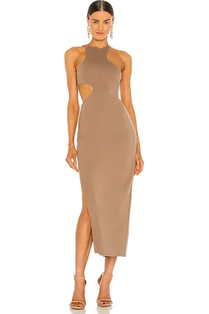 Michael Costello Vestido midi rylan en color talla L en - . Talla L (también en M, S, XL, XS, XXS).