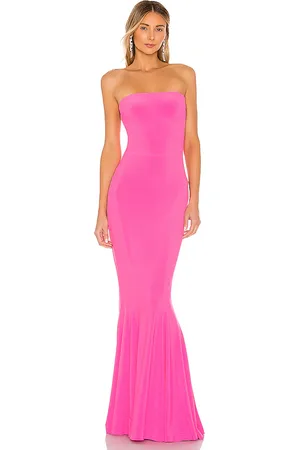 Norma Kamali Vestido de fiesta sin tirantes en color rosado talla L en - Pink. Talla L (también en M, S, XL, XS, XXS).