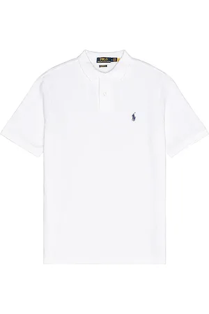 Ralph Lauren Classic fit mesh polo en color talla L en - White. Talla L (también en M, S, XL/1X).