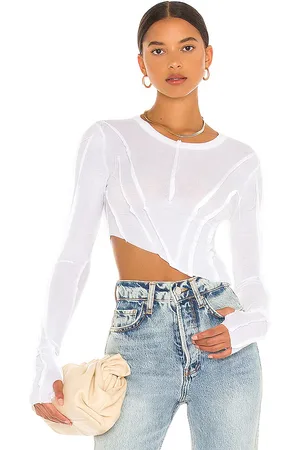 Sami Miro Camiseta asymmetric en color talla L en - White. Talla L (también en M, S, XL, XS).