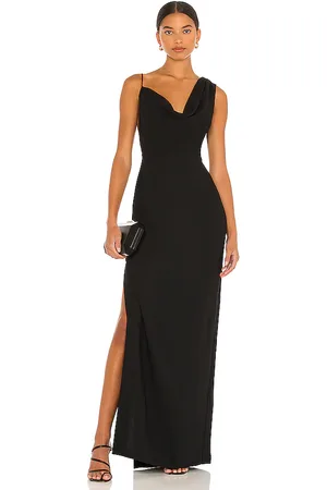 Amanda Uprichard Vestido largo arial en color talla L en - Black. Talla L (también en M, S, XL, XS).