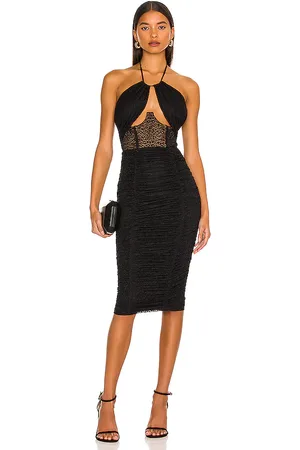 NBD Vestido midi natti en color talla M en - Black. Talla M (también en S, XS, XXS).