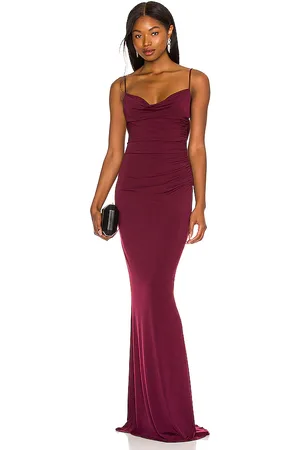 Katie May Vestido largo surreal en color vino talla L en - Wine. Talla L (también en M, S, XL).