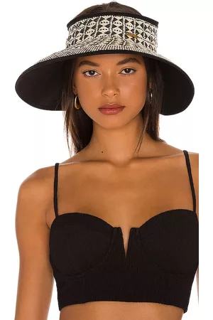 L*Space Mujer Sombreros - Sombrero sorrento en color talla all en - Black. Talla all.