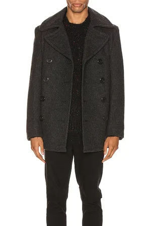 Schott NYC Chaquetón slim fit en color black, gray talla M en - Black, Gray. Talla M (también en S, XL/1X).