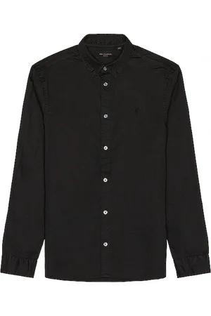 AllSaints Camisa hawthorne en color talla L en - Black. Talla L (también en M, S, XS).