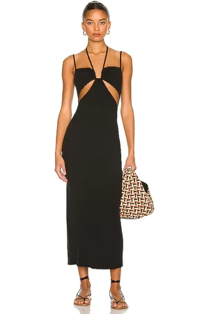 L*Space Vestido midi naomi en color talla L en - Black. Talla L (también en S, XL, XS).