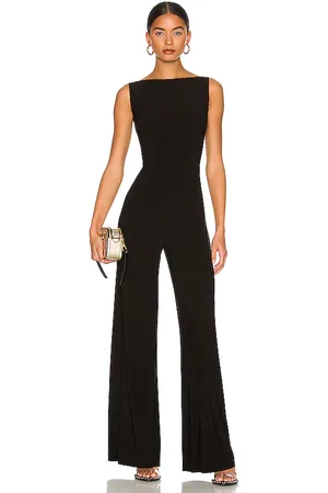 Norma Kamali Sleeveless x straight leg jumpsuit en color talla M en - Black. Talla M (también en L, S, XL, XS, XXS).