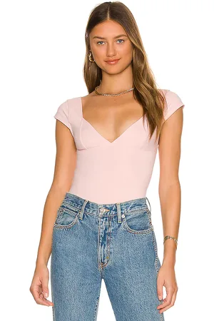 Free People Camisola duo en color rubor talla L en - Blush. Talla L (también en XL).