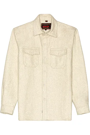 Schott NYC Camisa cpo en color beige talla M en - Beige. Talla M (también en S).