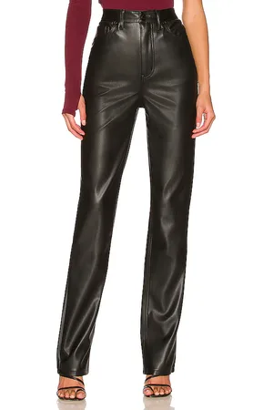 AFRM Pantalones de cuero vegano heston en color talla 23 en - Black. Talla 23 (también en 24, 26, 28, 32).