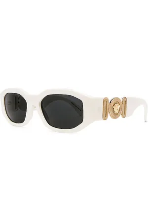 VERSACE Gafas de sol tribute oval acetate en color blanco talla all en - White. Talla all.