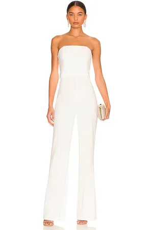 ALICE+OLIVIA Mono lavera en color blanco talla 12 en - White. Talla 12 (también en 8).