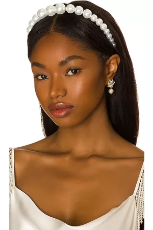 Shashi Mujer Bandas para la cabeza - Banda pelo empress pearl en color ivory talla all en - Ivory. Talla all.