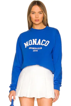DEPARTURE Sudadera deportiva cuello redondo monaco en color talla L en - Blue. Talla L (también en M).